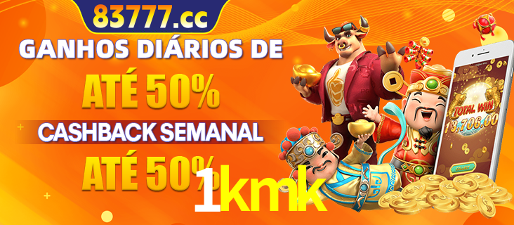 Anúncio de um membro ganhador do cassino 1kmk que ganhou R$2.193.486,00 jogando o slot PG Fortune Tiger, com os mascotes do jogo comemorando o prêmio.