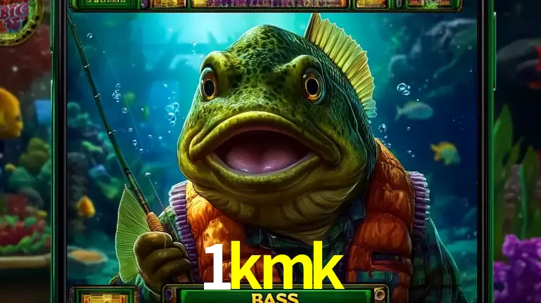 Personagem de peixe pescador do popular jogo de slot com tema de pescaria, uma das emocionantes opções de caça-níqueis para jogar e ganhar no cassino 1kmk.